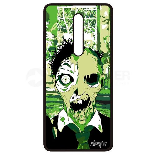 фото Защитный чехол на смартфон // xiaomi mi 9t // "зомби" хэллоуин сплэттер, utaupia, зеленый