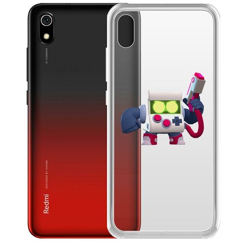 фото Чехол-накладка clear case brawl stars-8-бит классический для xiaomi redmi 7a krutoff group
