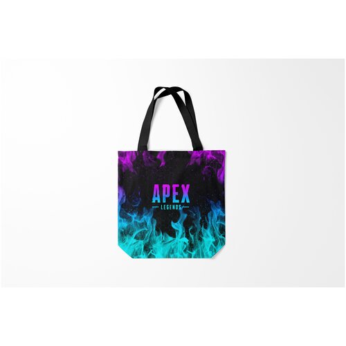 фото Сумка-шоппер / 40х40 см / геймерам / apex legends burnettie