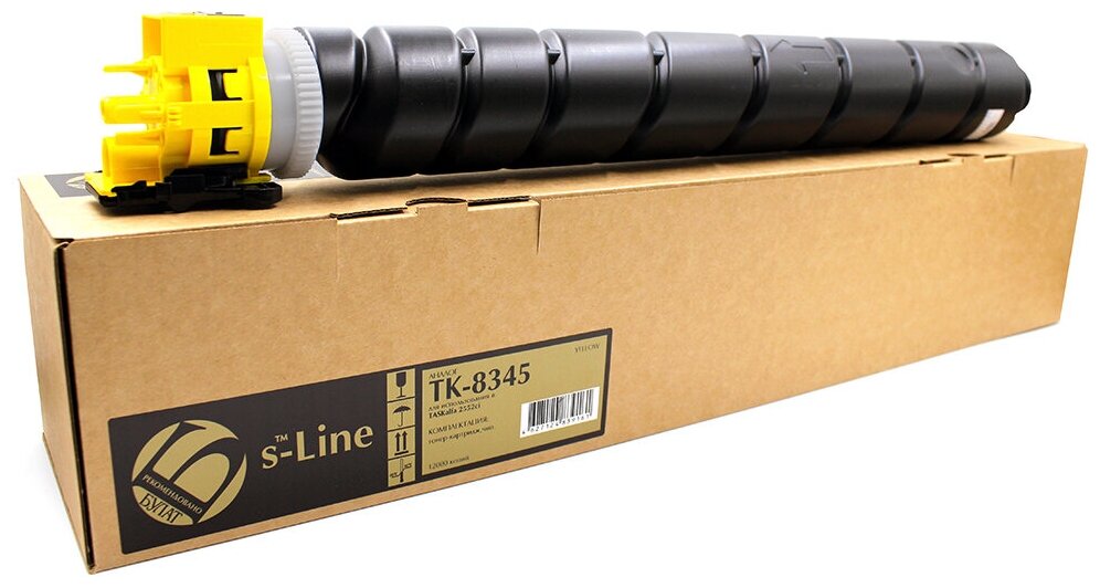 Тонер-картридж булат s-Line TK-8345Y для Kyocera TASKalfa 2552ci (Жёлтый, 12000 стр.)