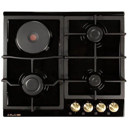 Встраиваемая варочная поверхность комбинированная il Monte BH-639CBE NSD BLACK RUSTICO 2185000₽