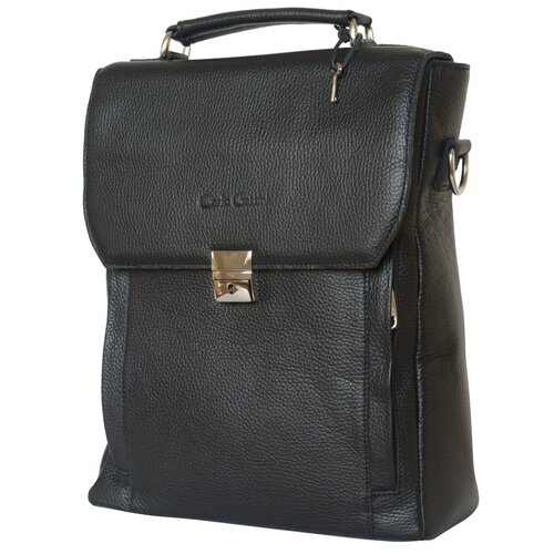 Кожаный портфель Carlo Gattini Strutto black (арт. 2015-01)