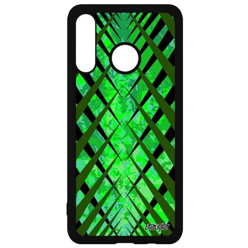 фото Яркий чехол на смартфон // huawei p30 lite // "дизайн сталактит" иллюзия эффект, utaupia, зеленый