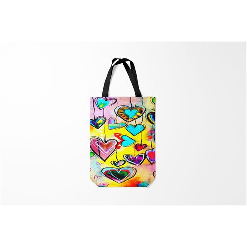 фото Сумка-шоппер / 31х42 см / любовь / я люблю burnettie
