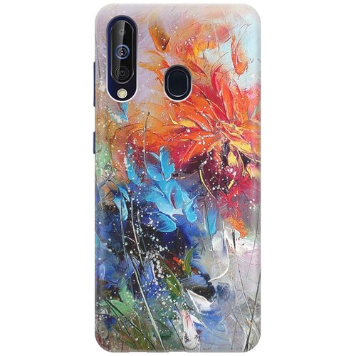 фото Re:pa накладка transparent для samsung galaxy a60 / m40 с принтом "весенний взрыв"