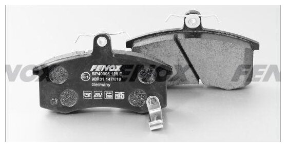 Дисковые тормозные колодки передние Fenox BP40005O7 (1 шт.)