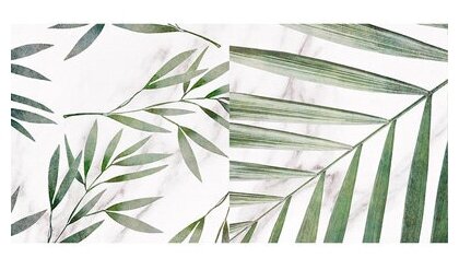 фото Настенная плитка Laparet Blanco 20х40 см Белая 00-00-5-08-01-2676 (1.2 м2)