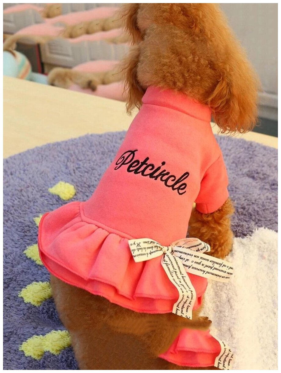 Толстовка для собак мелких пород Arnydog "Pet" цвет розовый, L (35 см) - фотография № 4