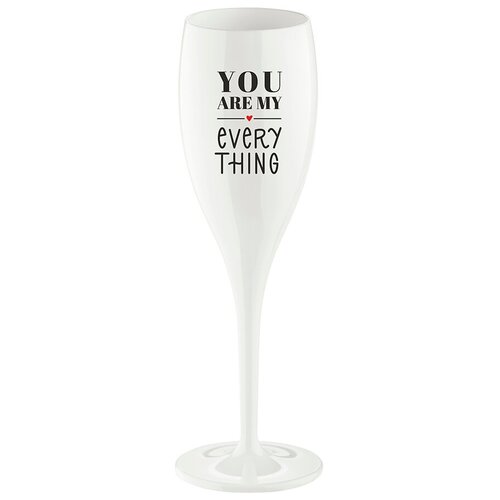 Бокал для шампанского Cheers, No 1, You Are My Everything, Superglas, 100 мл, белый