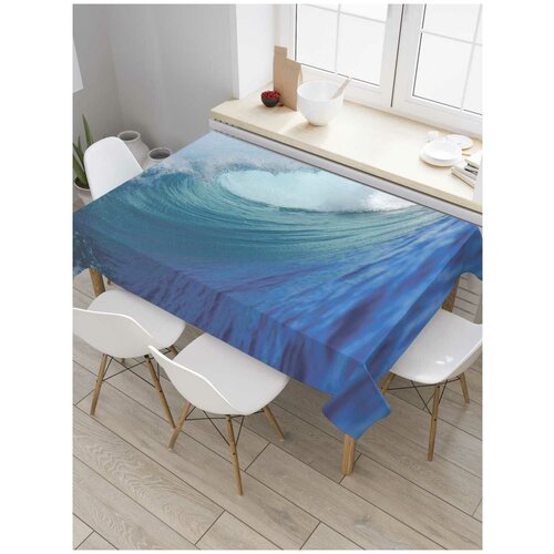 Прямоугольная водоотталкивающая тканевая скатерть на стол JoyArty с рисунком 