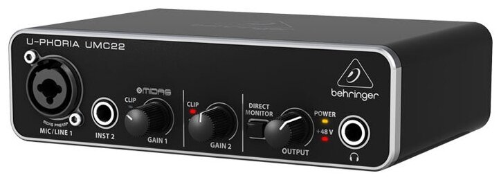 Behringer UMC22 Звуковые карты USB