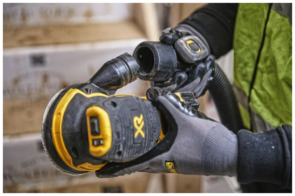 Машина шлифовальная эксцентриковая DeWalt DCW210N (б/акк,б/зу) - фото №3