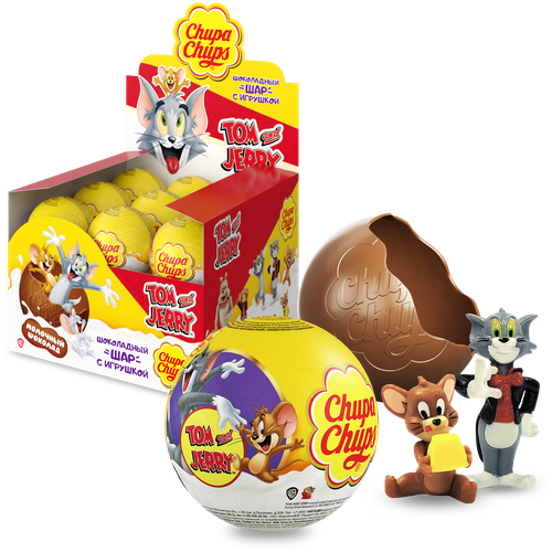 Шоколадный шар Chupa Chups с игрушкой внутри 