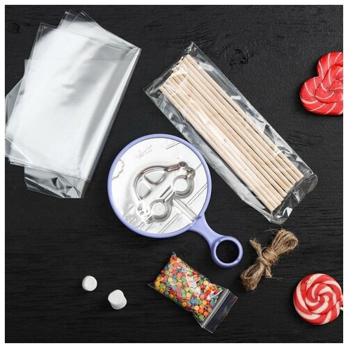 фото Набор для приготовления леденцов на палочке машинка леденцовая фабрика 6858935 . yandex market