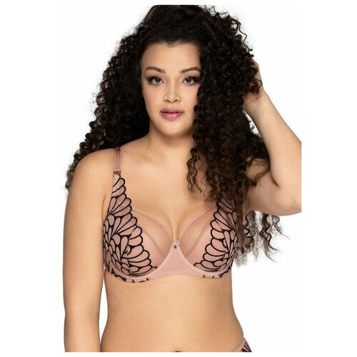 фото Бюстгальтер ava lingerie, размер 80e, бежевый