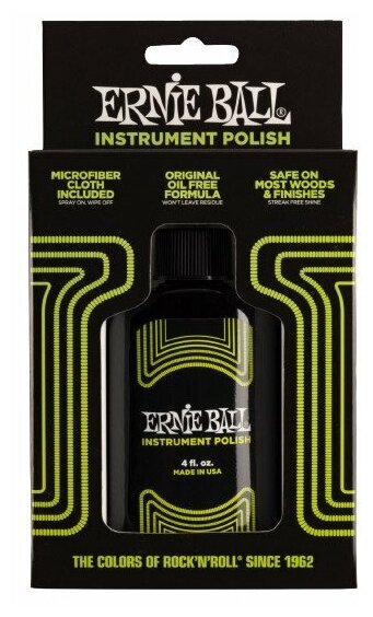 Ernie Ball 4222 Guitar Polish with Microfiber Cloth комплект: полироль для гитары + салфетка