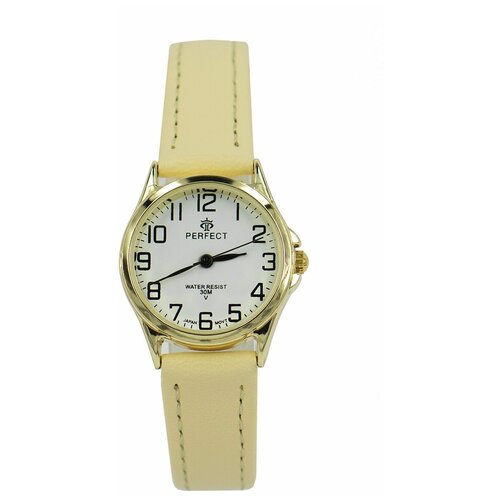 фото Perfect часы наручные, кварцевые, на батарейке, женские, металлический корпус, кожаный ремень, металлический браслет, с японским механизмом lx017-098-2