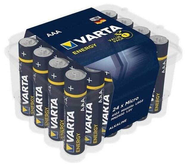 Батарейка VARTA ENERGY 4103 LR03 AAA в упаковке 24 шт
