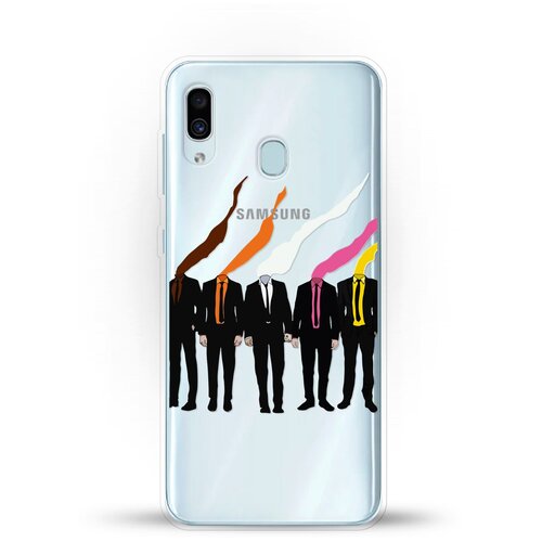 фото Силиконовый чехол псы на samsung galaxy a20 andy & paul