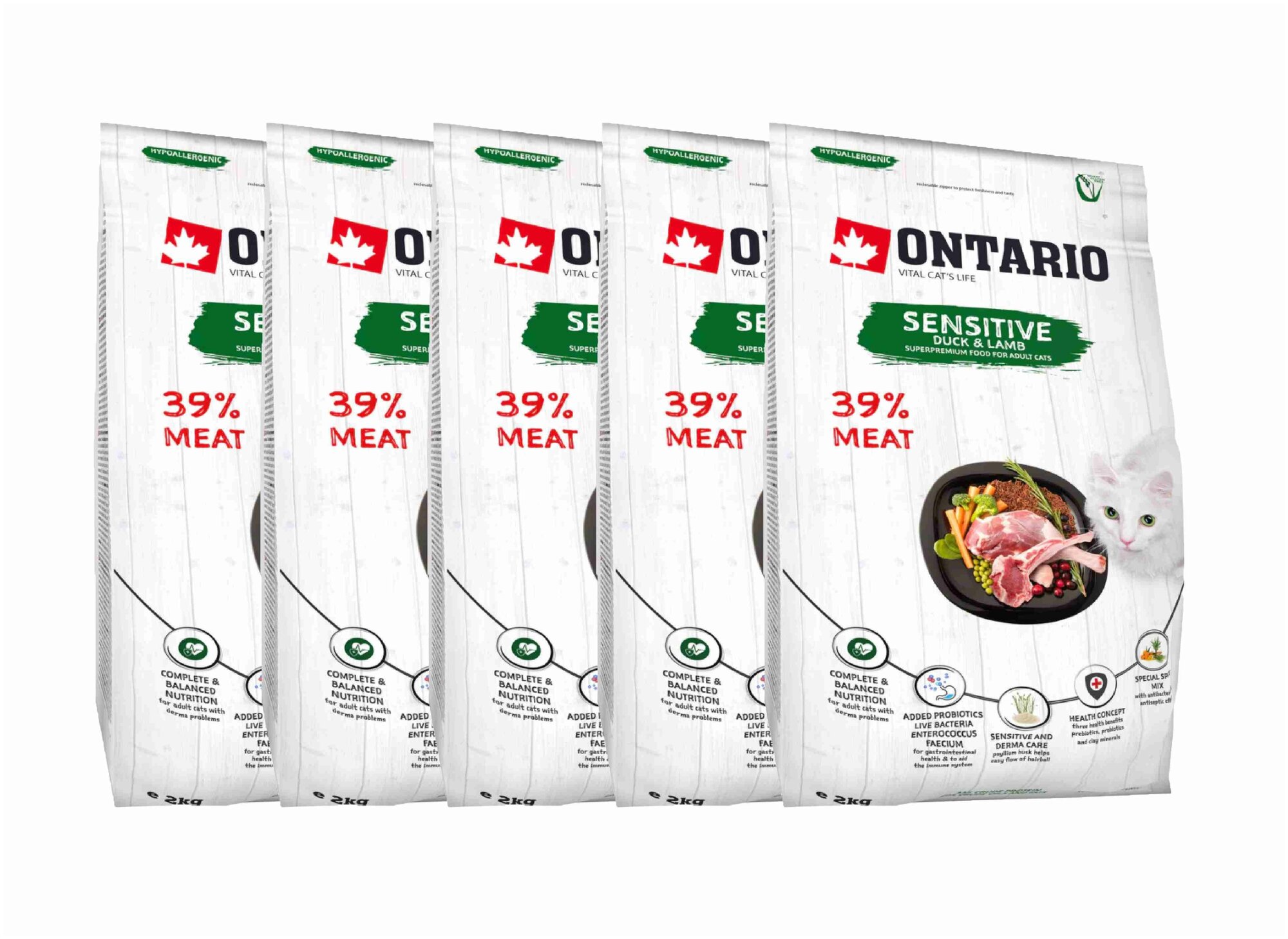 Ontario          (Ontario Cat Sensitive/Derma) 2   5 .