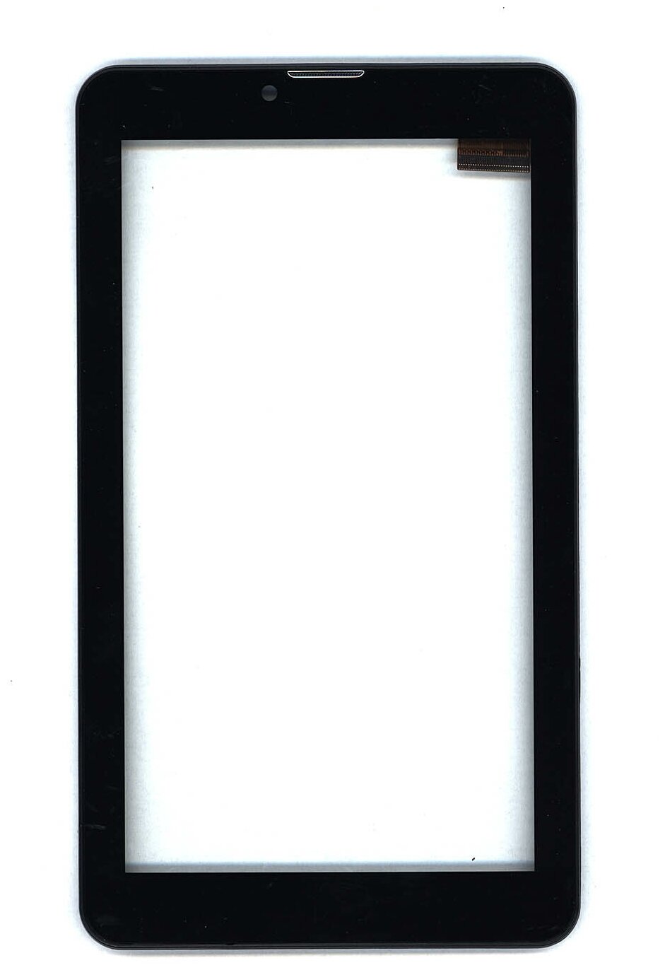 Сенсорное стекло (тачскрин) для Irbis TZ50/TZ52 черное с рамкой