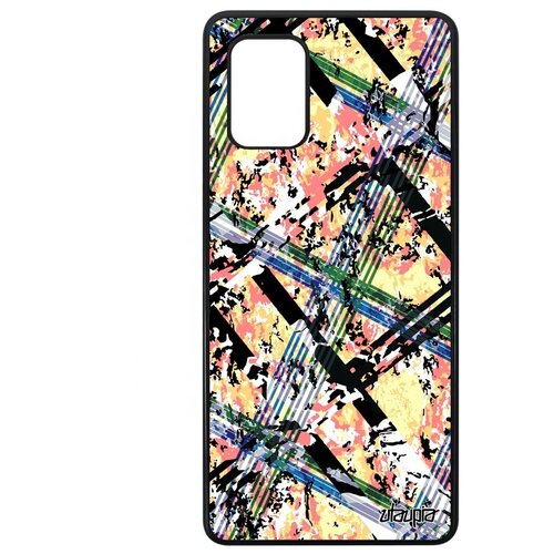 фото Необычный чехол для мобильного // samsung galaxy a71 // "тартан плитка" квадрат полосы, utaupia, цветной