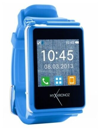 Умные наручные часы MyKronoz ZeNano Blue (синие) SW для смартфона