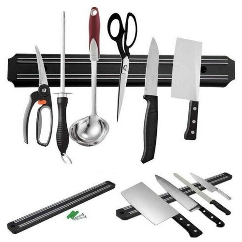 фото Магнитный держатель подставка для ножей инструментов китай