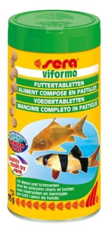 SERA VIFORMO корм таблетки для сомов и вьюновых рыб (250 мл) - фотография № 9