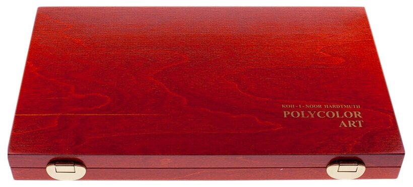 Набор карандашей Koh-i-Noor Polycolor 3895 , шестигранный, 36 цв., коробка деревянная - фото №6
