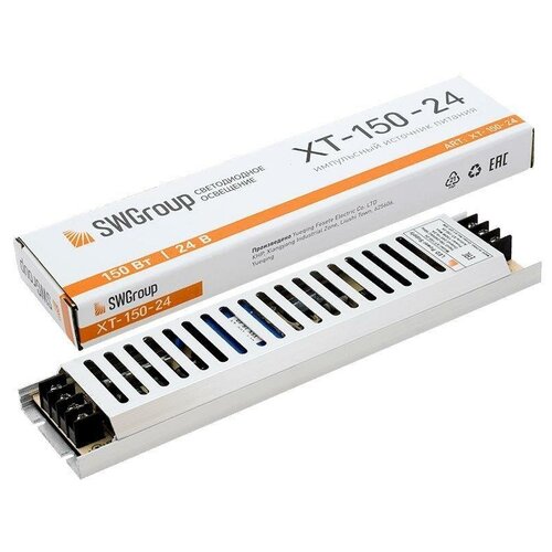 Блок питания SWG 24V 150W IP20 6,2A XT-150-24 003066 блок питания ac dc 24v 150w 00 00000301 t 150 24 кожух