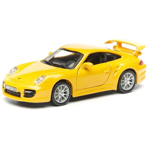 Машинка Bburago Porsche 911 GT2 (18-43023) 1:32, желтый