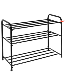 Подставка для обуви ЗМИ ПДОА23 Ч Альфа 23 3 полки, черный