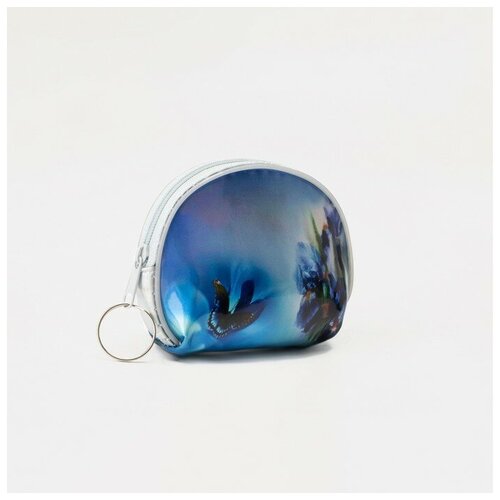 фото Кошелёк на молнии, цвет синий без бренда