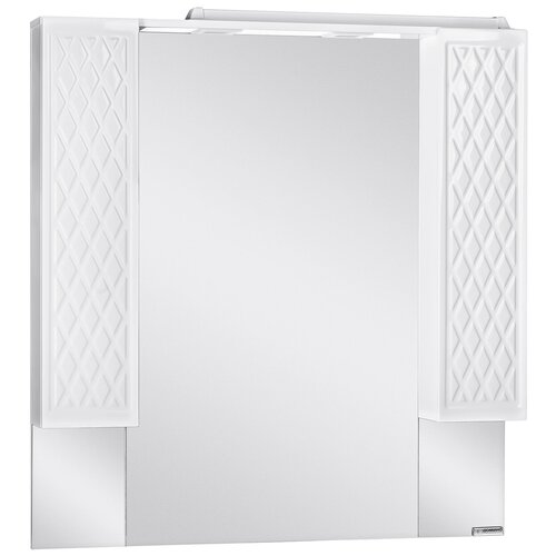 Шкаф-зеркало 3D 100 с подсветкой Домино