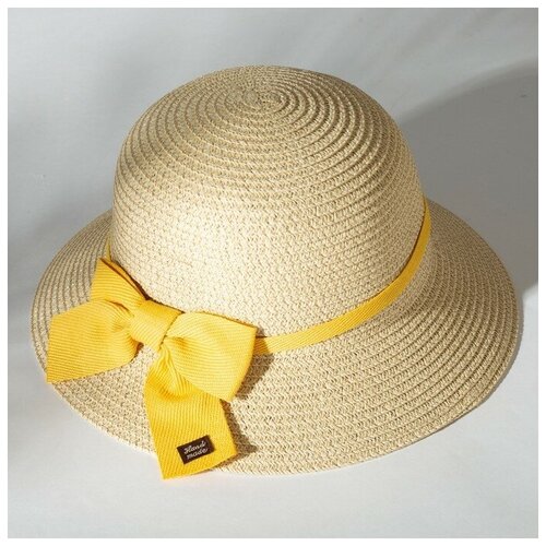 фото Шляпа для девочки minaku, цв. бежевый, р-р 54 7306497