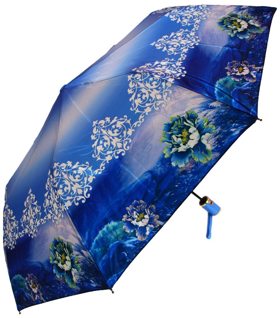 Женский зонт/Lantana umbrella L778/синий, голубой