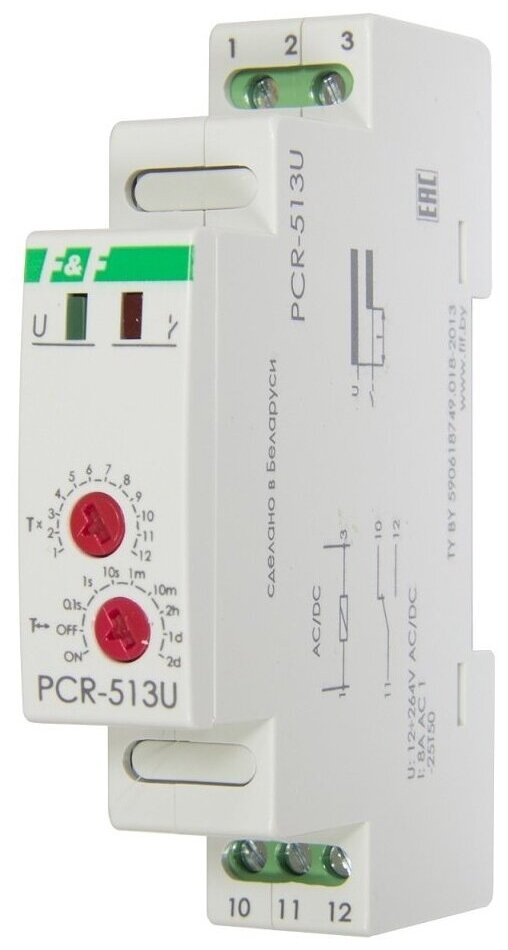 Реле времени F&F PCR-513U