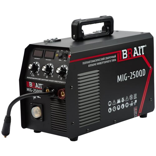 Сварочный аппарат инверторного типа BRAIT MIG-250QD, MMA, MIG/MAG сварочный аппарат инверторного типа nordberg wmi181 mma mig mag