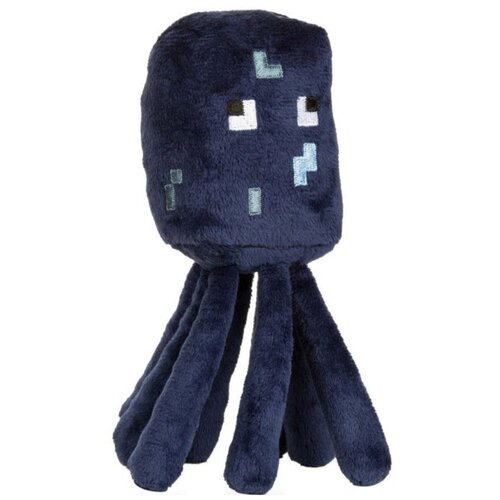 фото Мягкая игрушка jazwares minecraft squid осьминог 18см