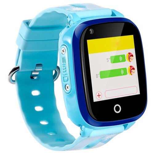 фото Детские умные часы smart baby watch kt10 с видео-звонком 4g (синий)