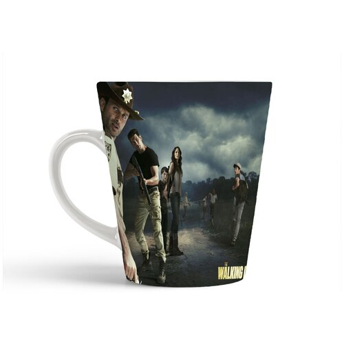 фото Кружка-латте coolpodarok ходячие мертвецы шериф и др