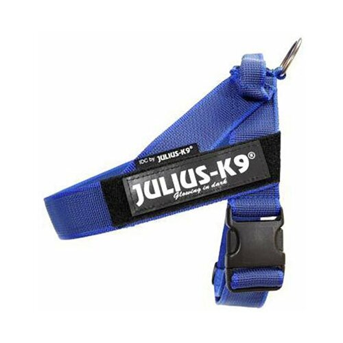 фото Julius-k9 шлейка для собак ремни color & gray idc® 3 (84-113см / 40-70кг), синий