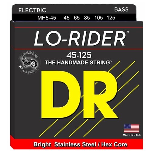 DR MH5-45 LO-RIDER 45-125 струны для бас-гитары