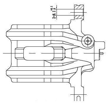 Суппорт тормозной задний правый TRIALLI CF 190608 для Honda Accord Honda CR-V