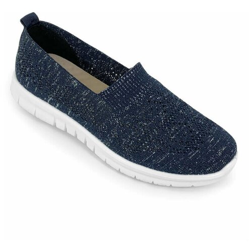 фото Лёгкие слипоны inblu jp-6e синего цвета (размер 38 / 25см)