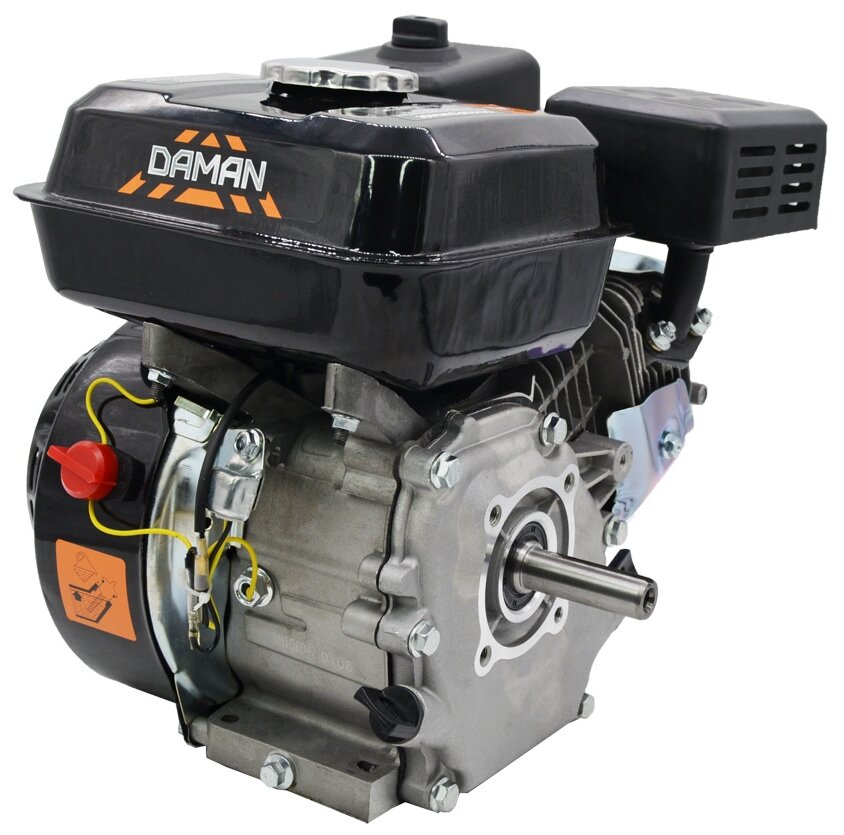 Двигатель бензиновый DAMAN DM106P20 6.5 л.с вал 20мм шпонка - фотография № 3