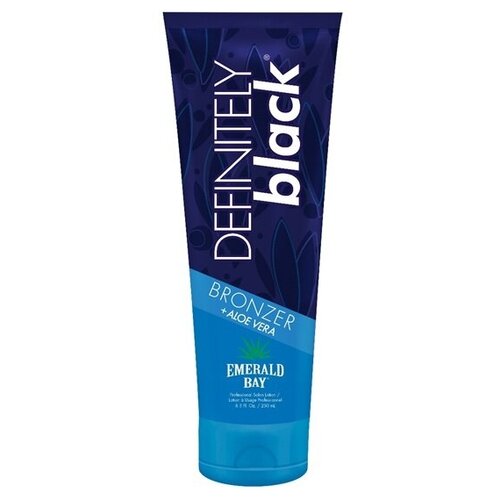 Крем для загара в солярии Emerald Bay Definitely Black Bronzer Aloe Vera 250 мл