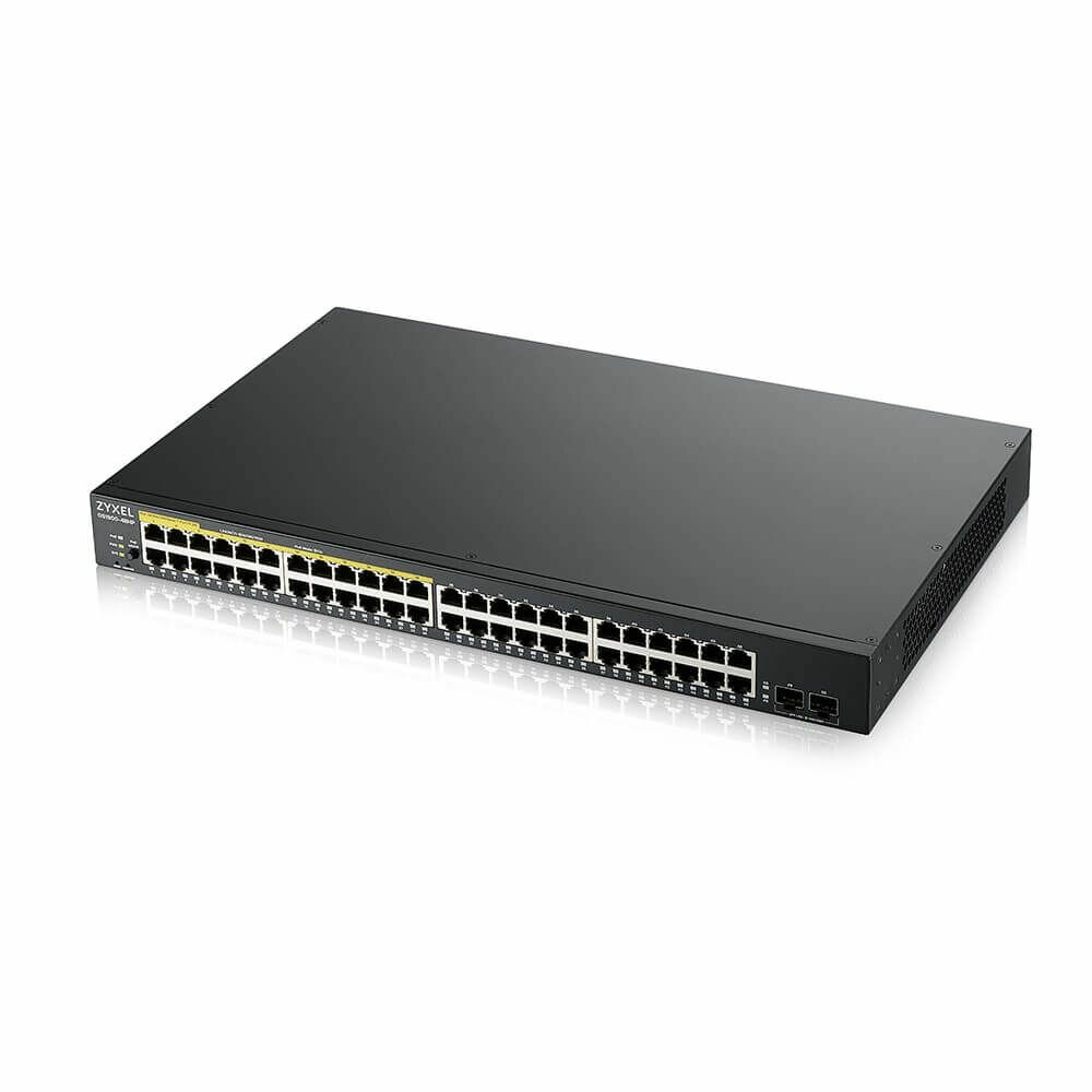 Коммутатор Smart L2 PoE+ Zyxel GS1900-48HPv2 (GS190048HPV2-EU0101F)