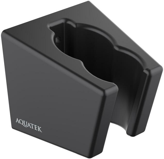 фото Держатель ручного душа AQUATEK, матовый черный AQ2402MB